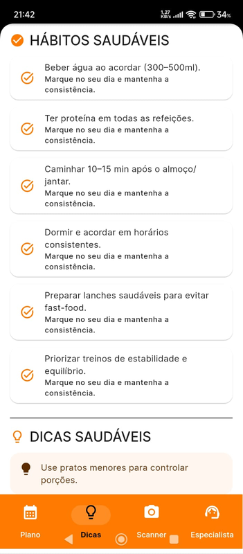 Hábitos Saudáveis